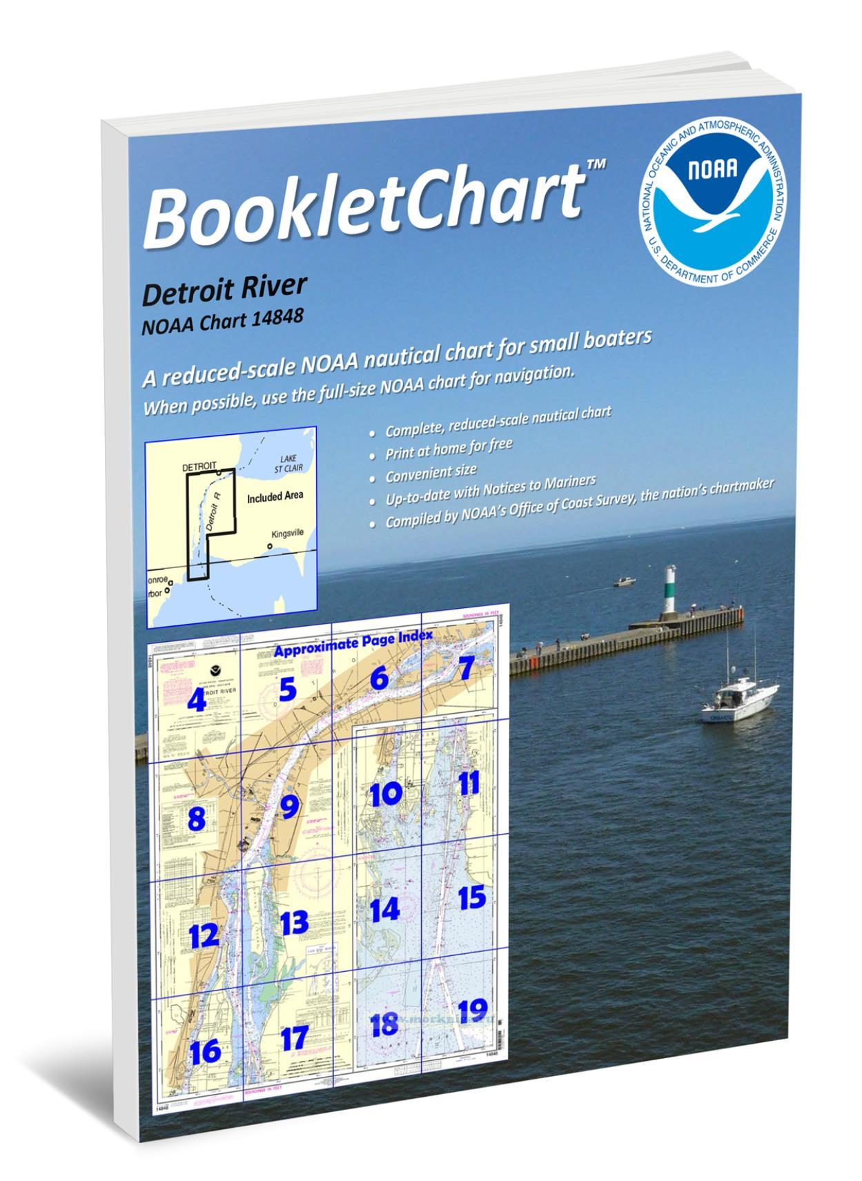 NOAA Chart 14848 Detroit River