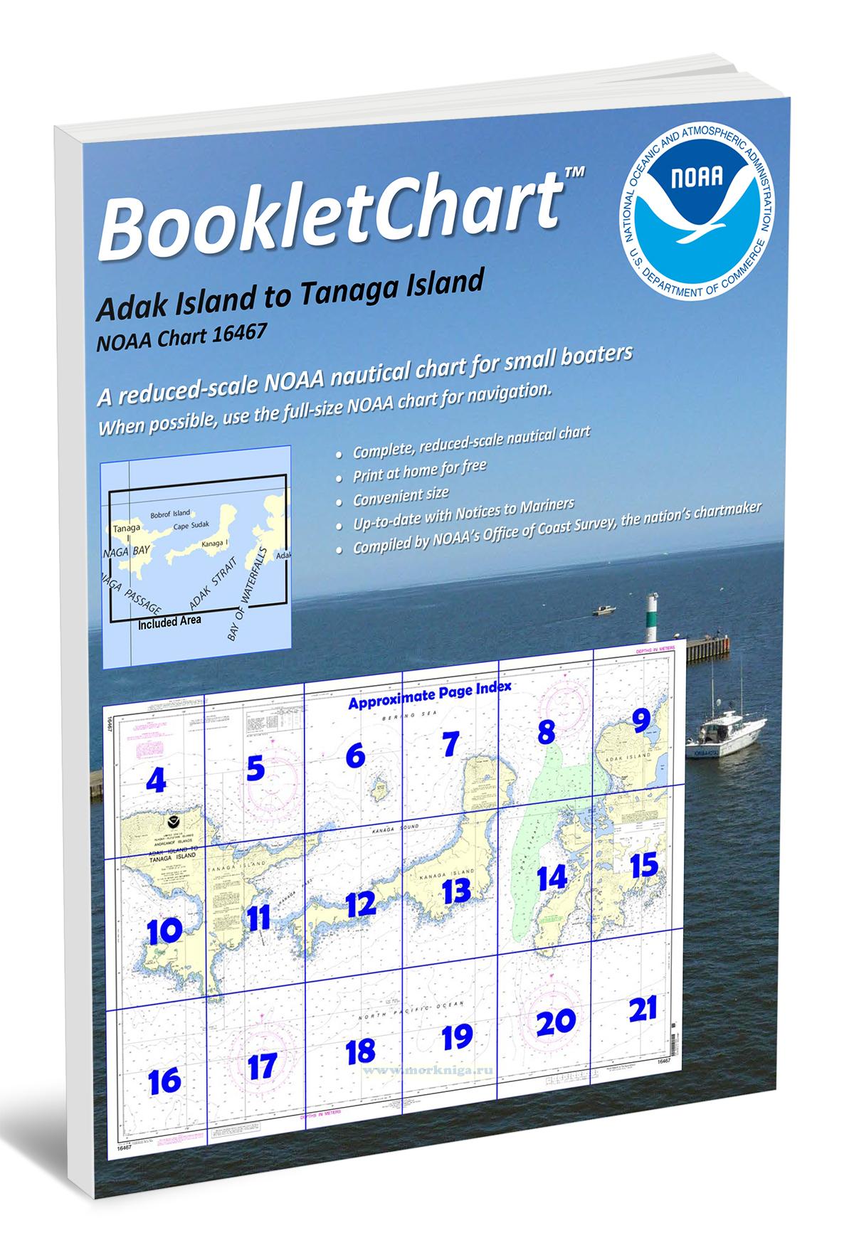 NOAA Chart 16467 Adak Island to Tanaga Island