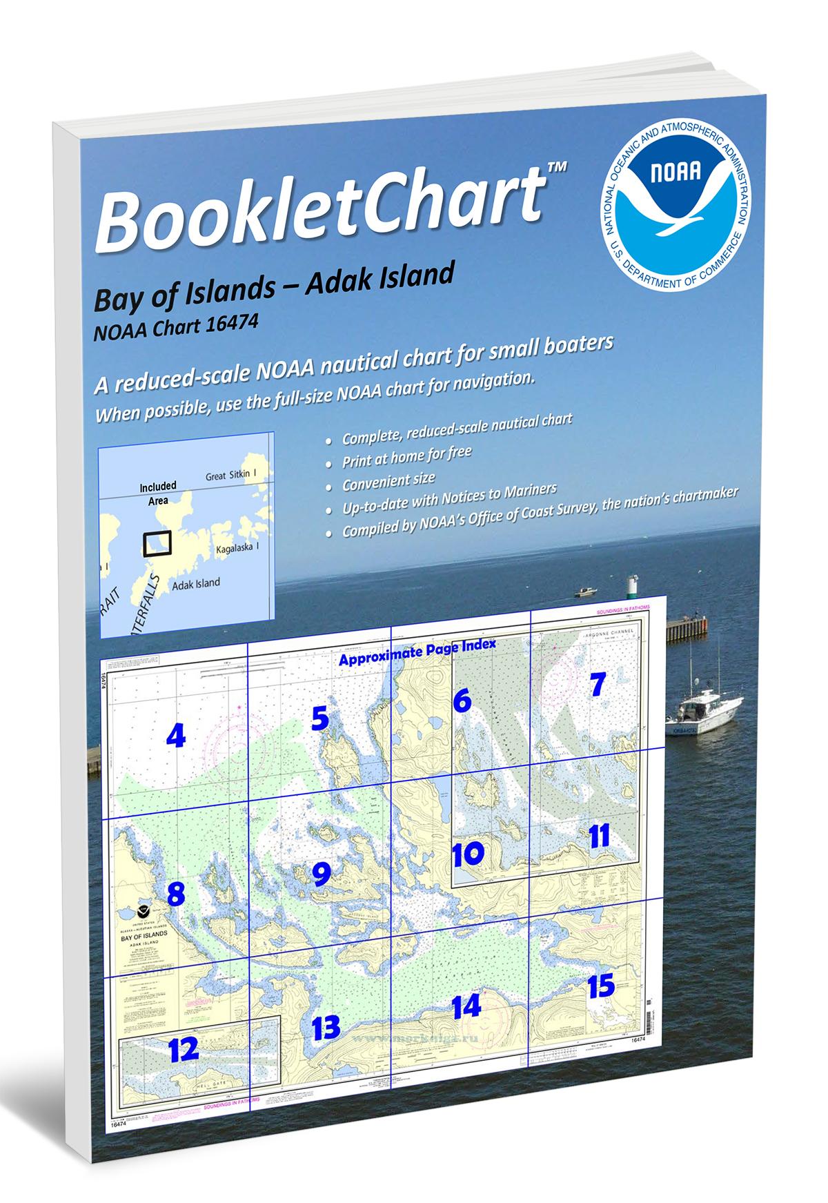 NOAA Chart 16474 Bay of Islands - Adak Island